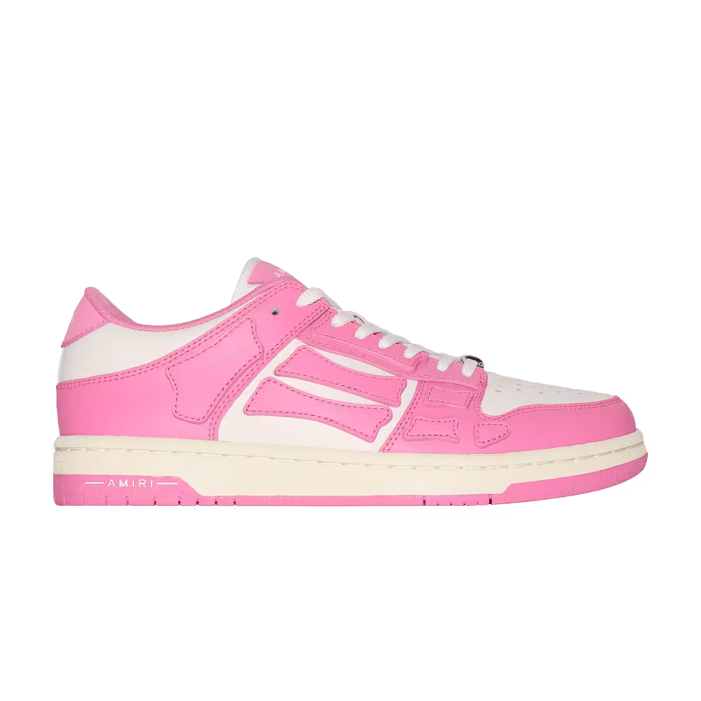 Amiri Women's Skel Top Low White Pink