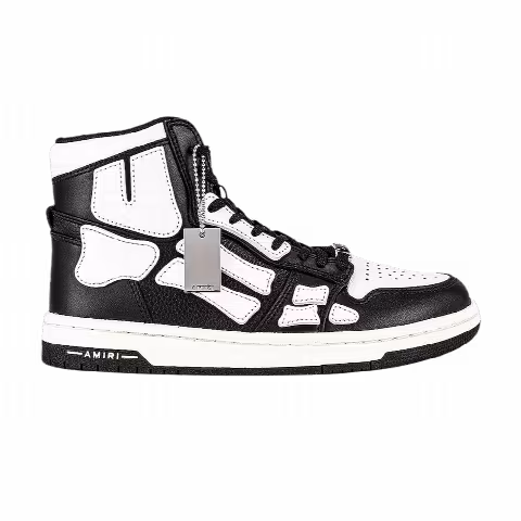Amiri Wmns Skel Top High 'Black White Alternate'