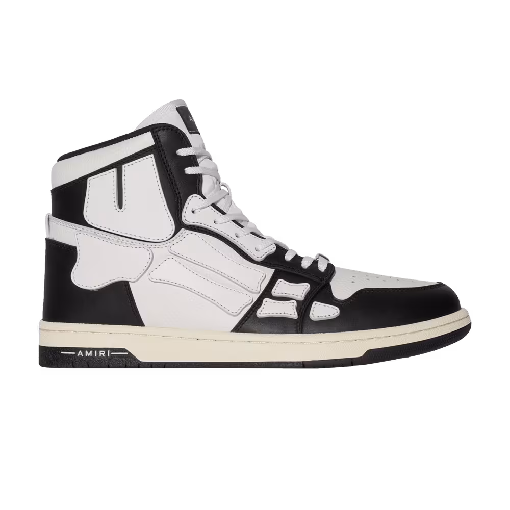 Amiri Women's Skel Top High Black White