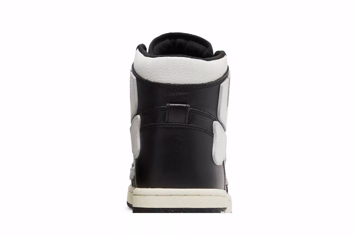 Amiri Skel Top High Black White, view 8