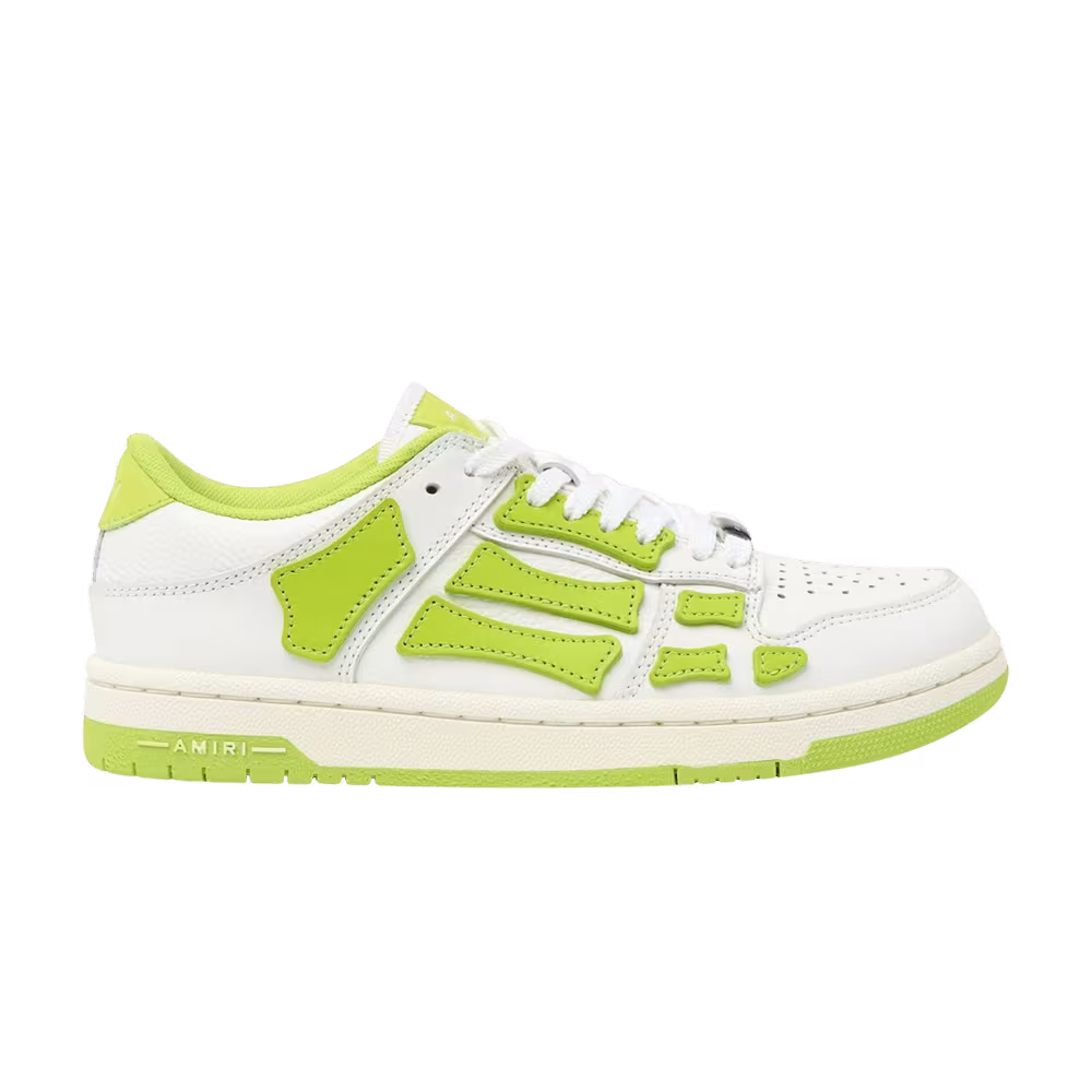 Amiri Women's Skel Top Low White Lime