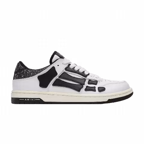 Amiri Wmns Skel Top Low 'White Black Crystal'