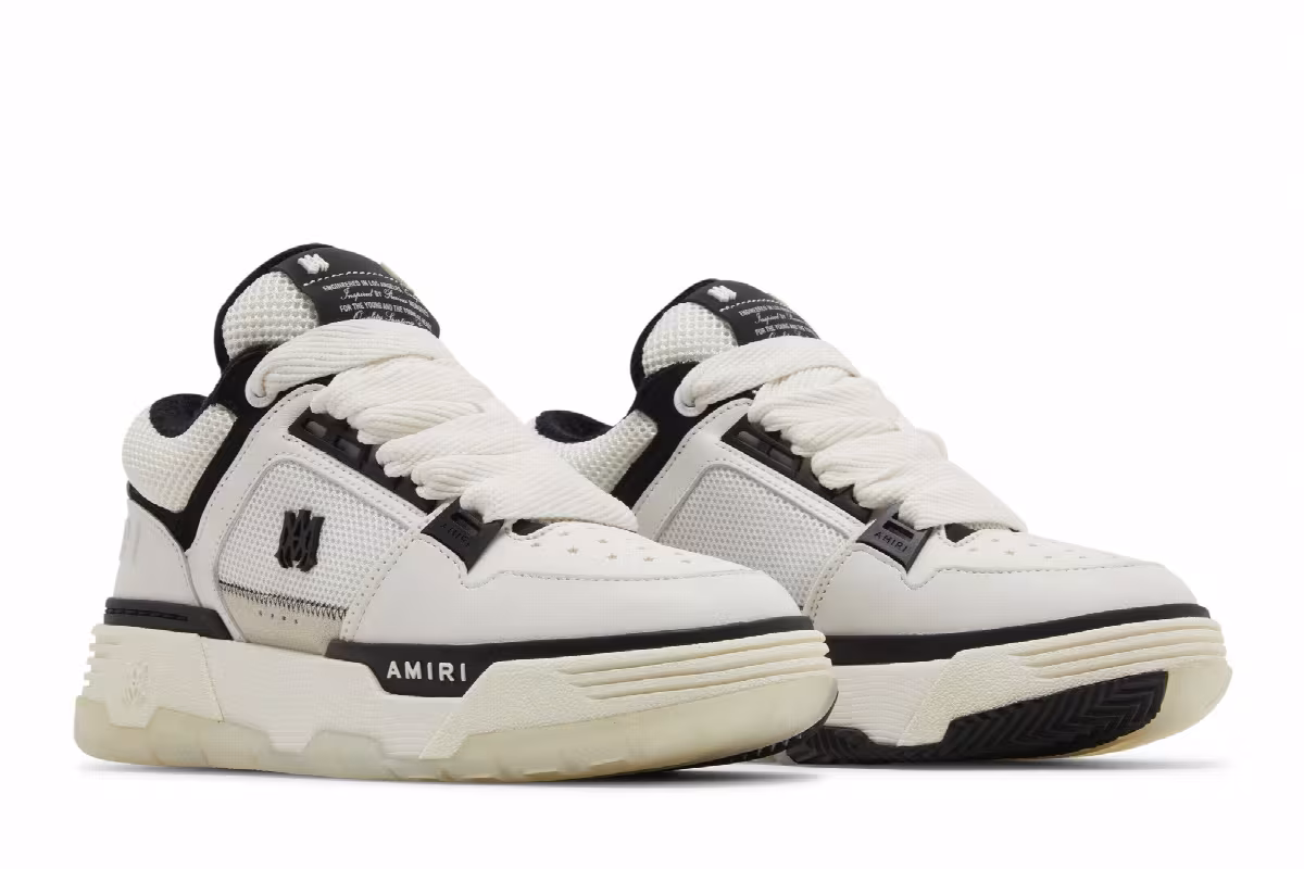 Amiri Women's MA-1 White Black, view 9