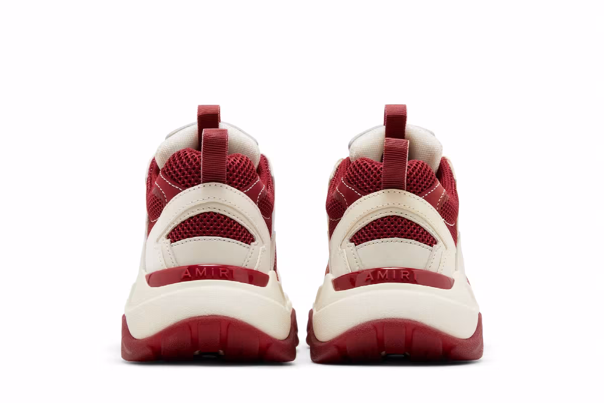 Amiri Bone Runner White Red, view 7