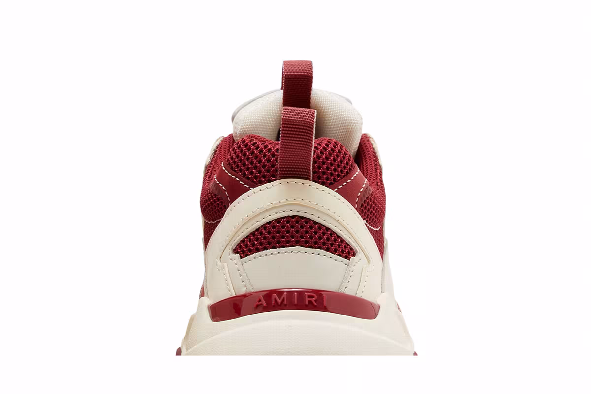 Amiri Bone Runner White Red, view 8