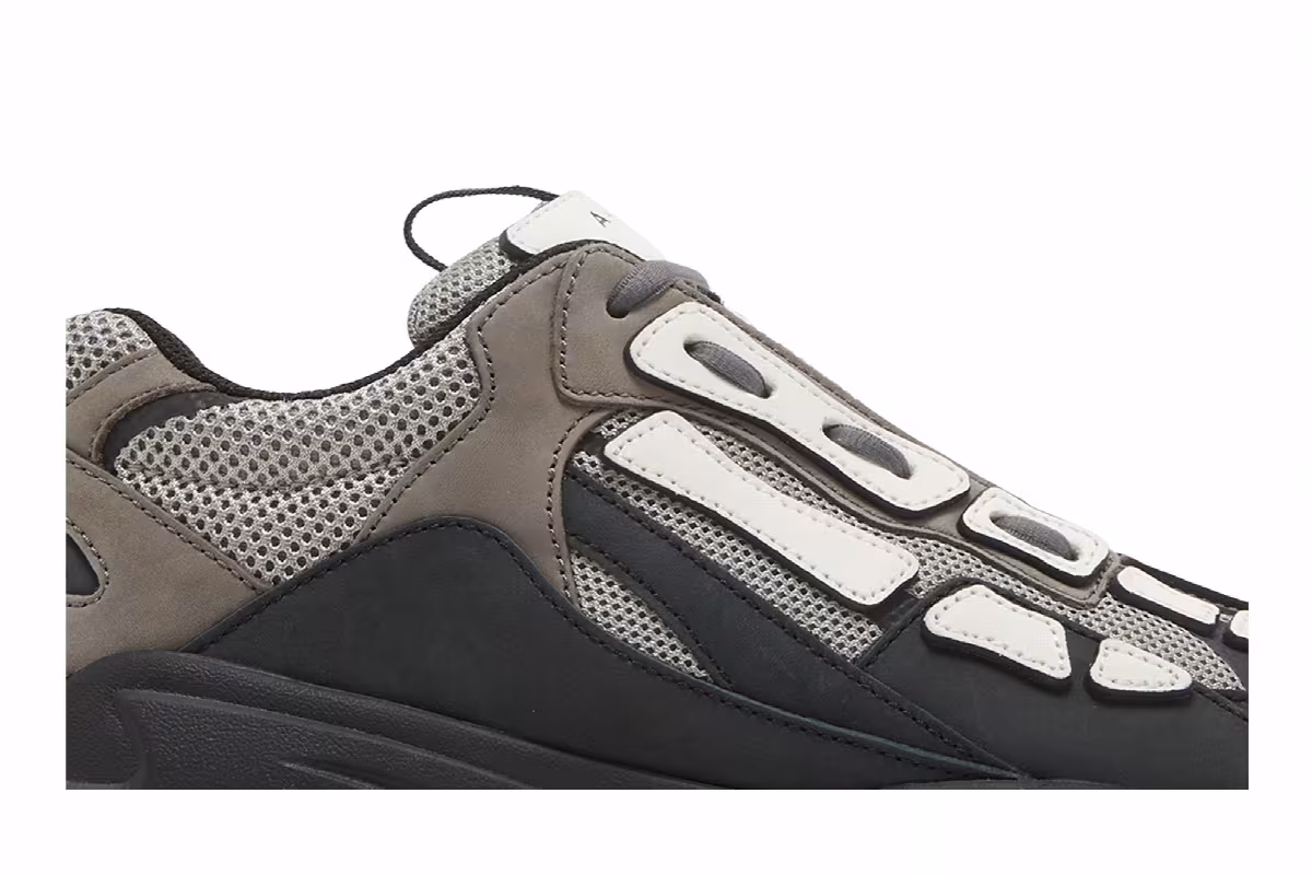 Amiri Bone Runner Black Grey, view 3