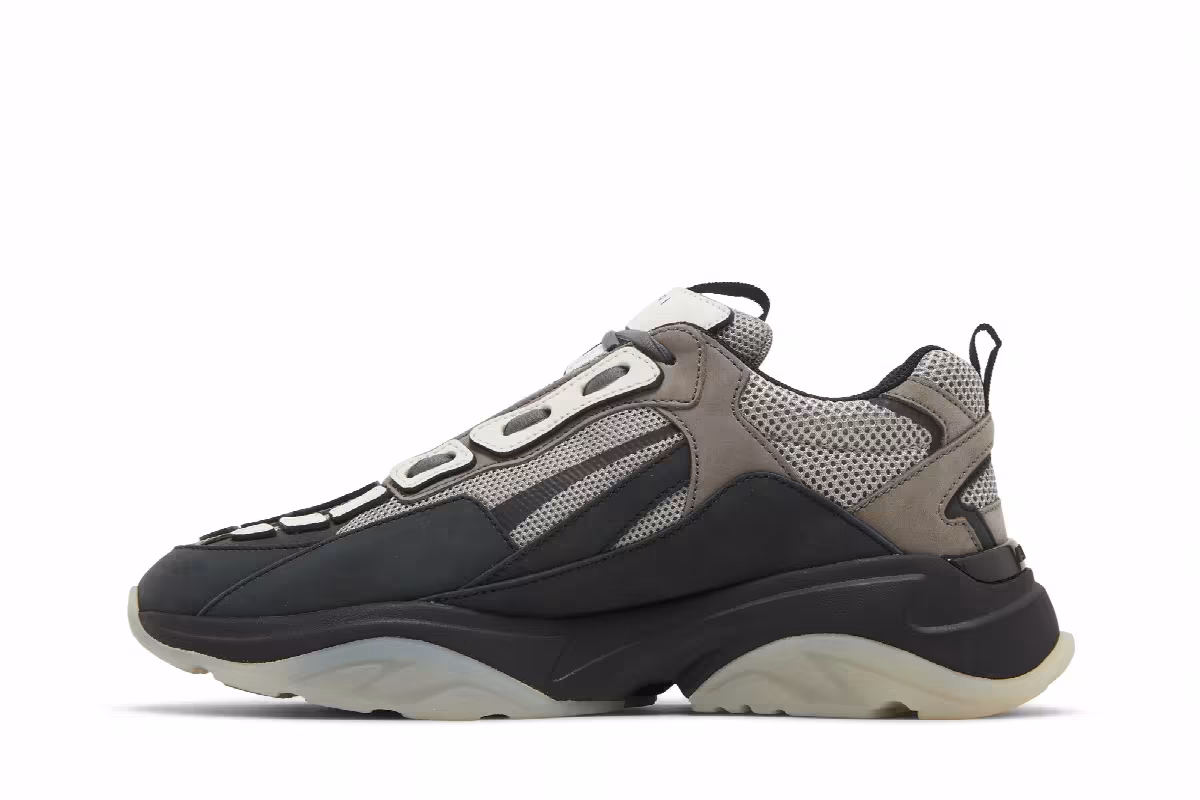 Amiri Bone Runner Black Grey, view 4