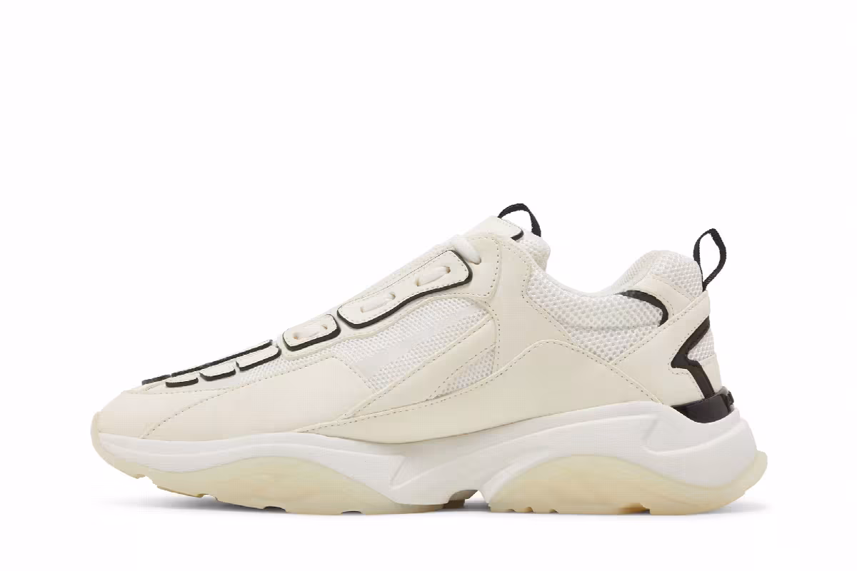 Amiri Bone Runner White Black, view 4