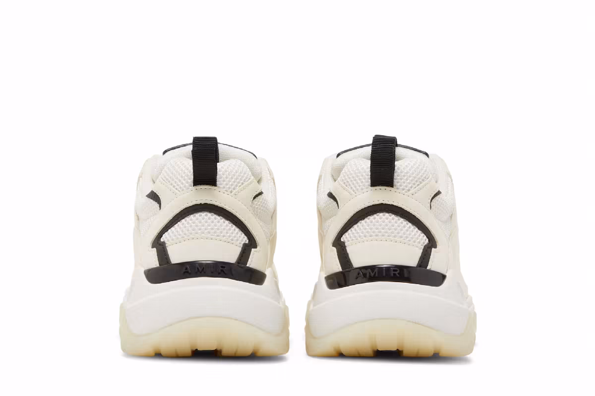 Amiri Bone Runner White Black, view 7