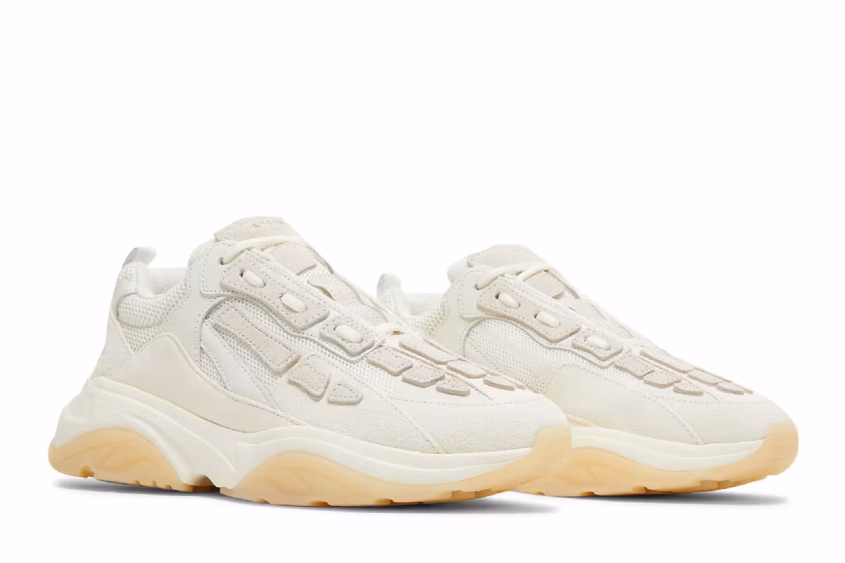 Amiri Bone Runner Mixed White, view 9
