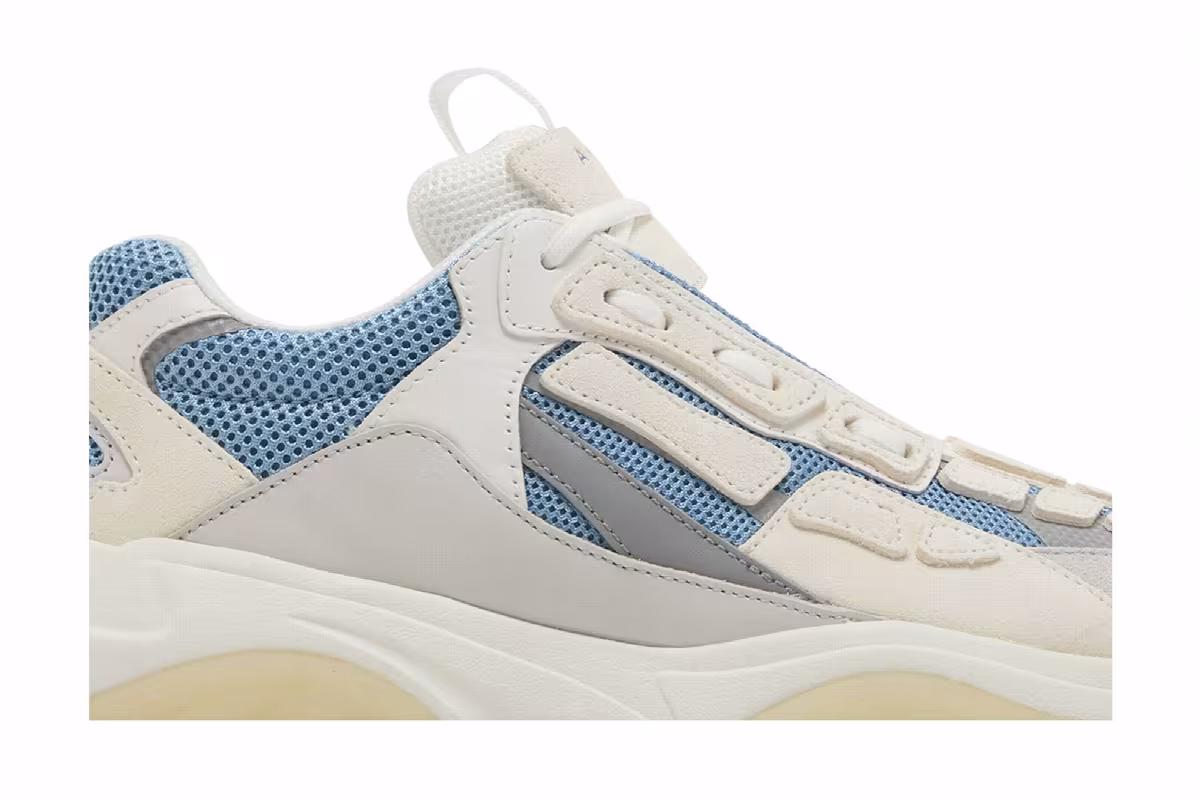 Amiri Bone Runner White Teal, view 3
