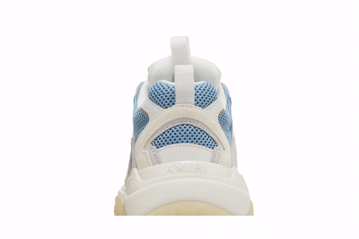 Amiri Bone Runner White Teal, view 8