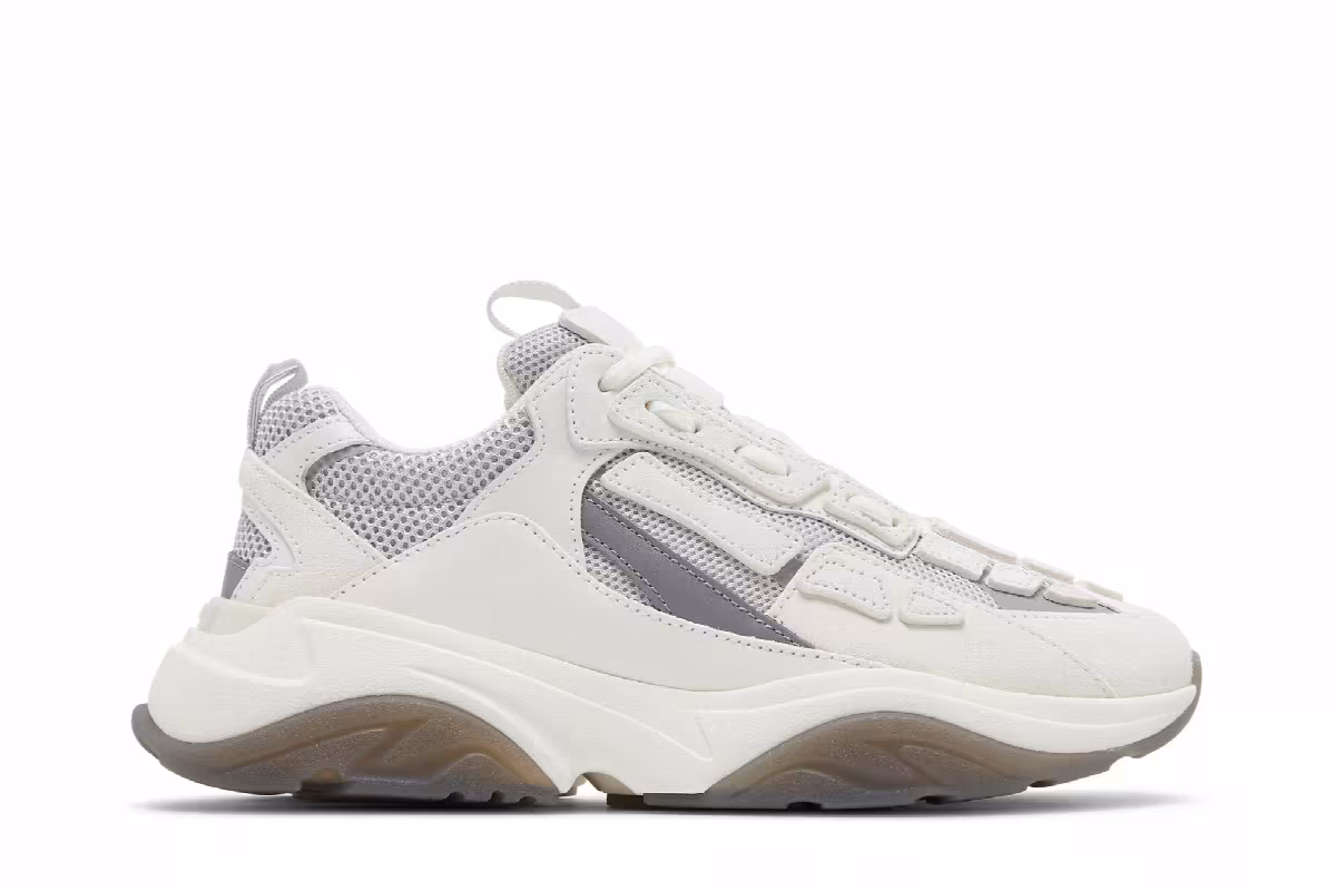 Amiri Bone Runner White Grey, view 2
