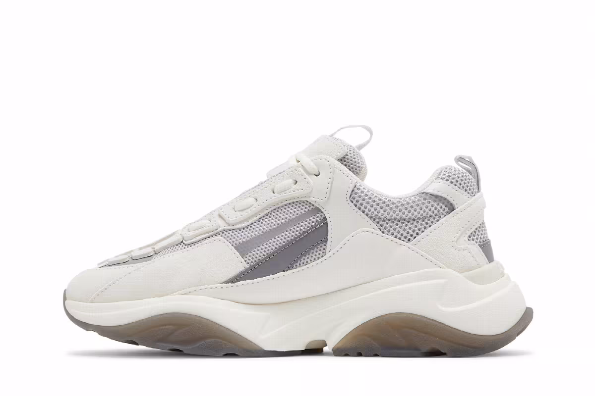 Amiri Bone Runner White Grey, view 4