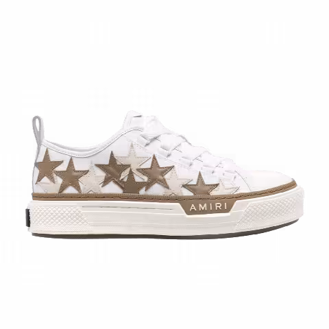 Amiri Stars Court Low 'White Brown'