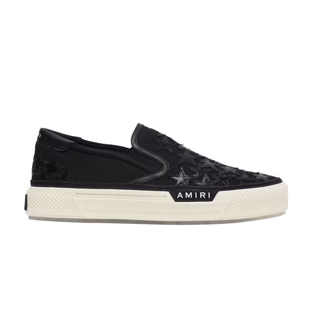 Amiri Stars Court Slip-On Black