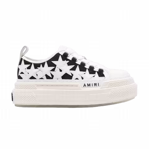 Amiri Wmns Stars Platform Court Low 'Black White'