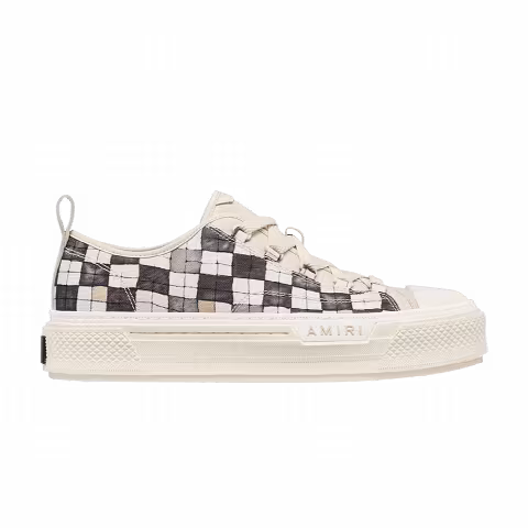 Amiri Checkered Court Low 'Black'