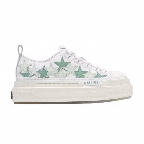 Amiri Wmns Stars Platform Court Low 'White Frosty Green'