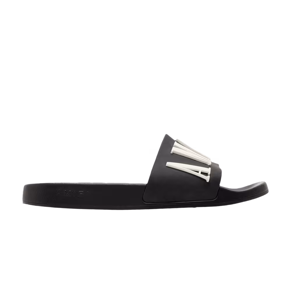Amiri Women's Logo Pool Slide Black