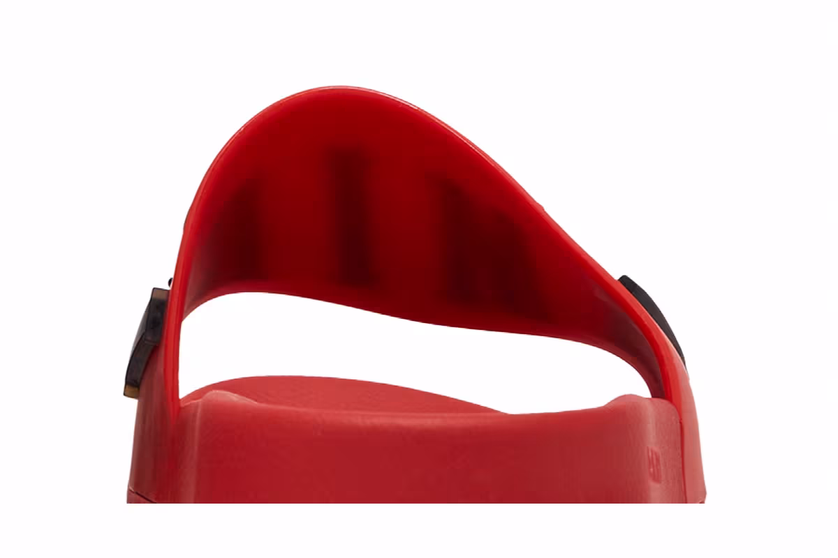 Amiri Rubber Classic Logo Pool Slide Red, view 8