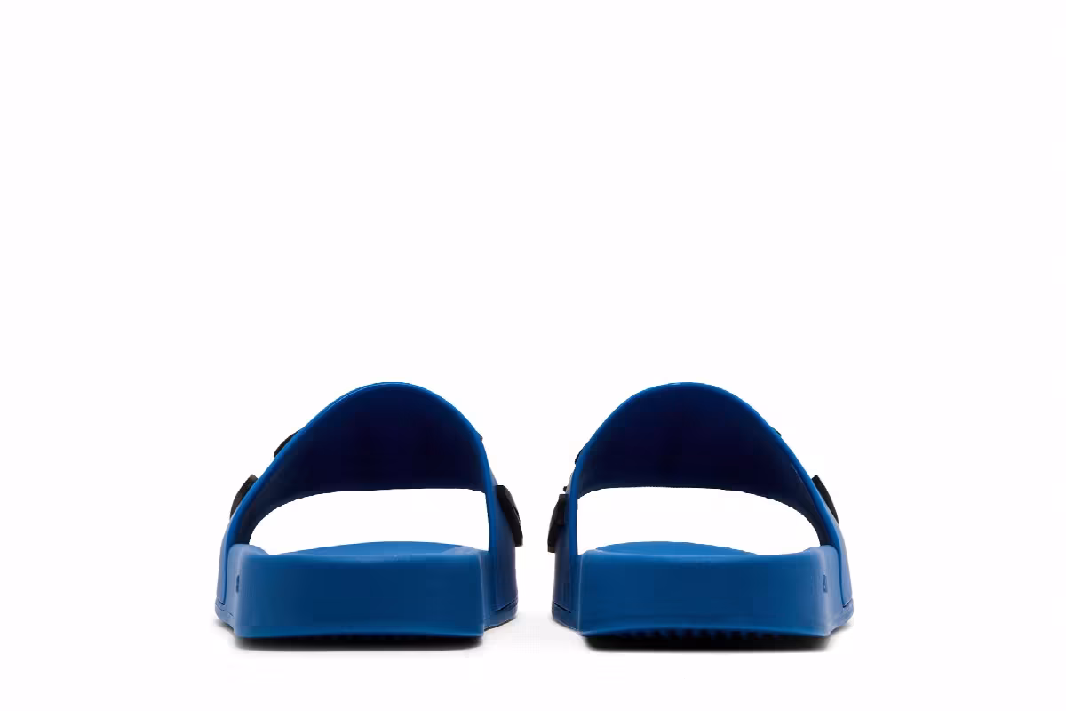 Amiri Rubber Classic Logo Pool Slide Blue, view 7