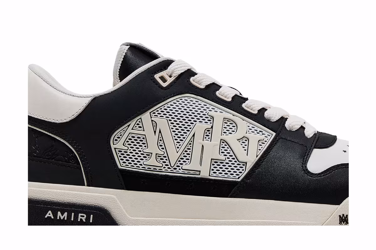 Amiri Classic Low MA Quad Debossed - Black, view 3