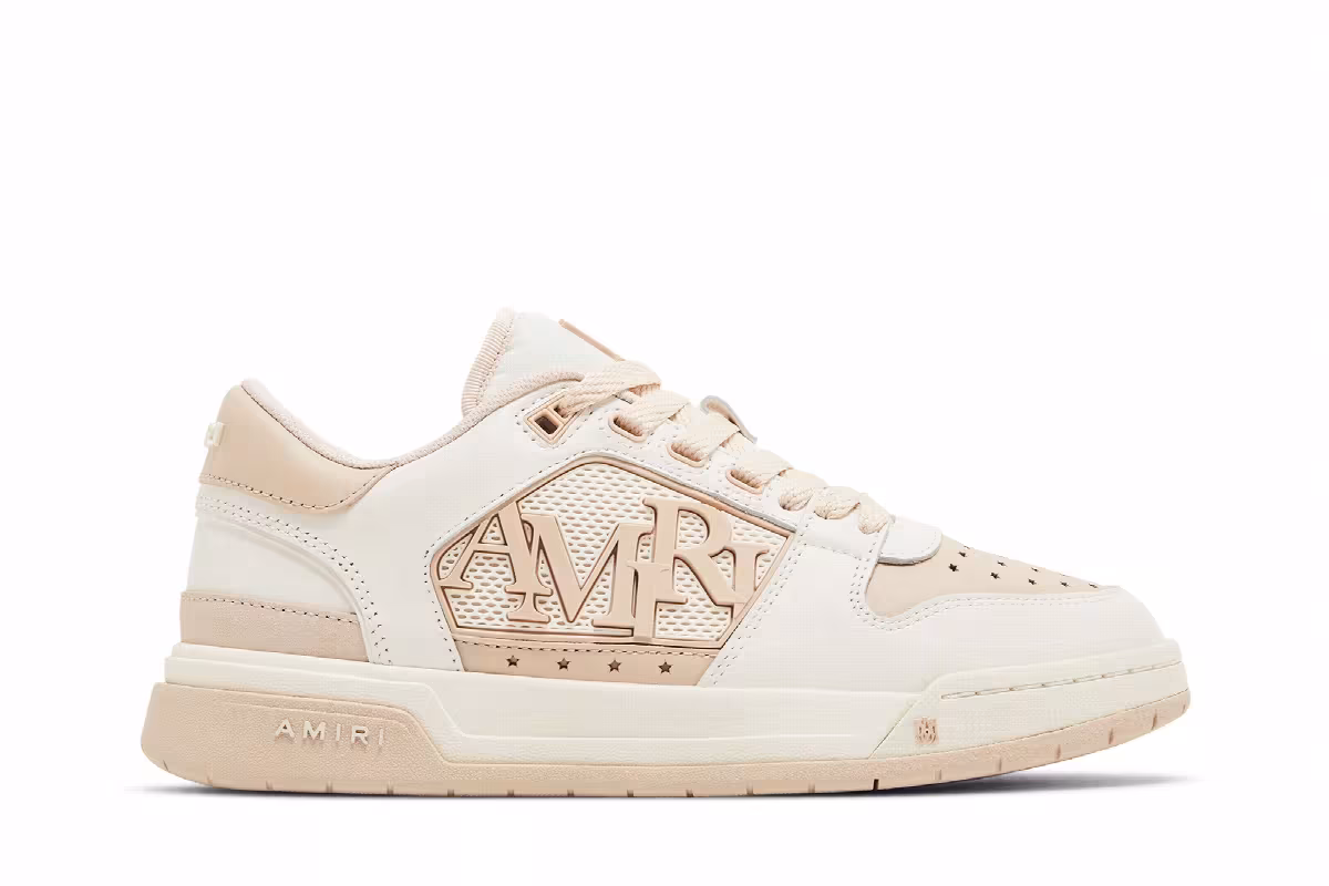 Amiri Women's Classic Low White Pink, view 2