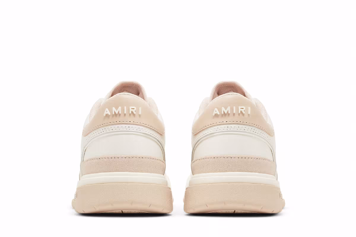 Amiri Women's Classic Low White Pink, view 7