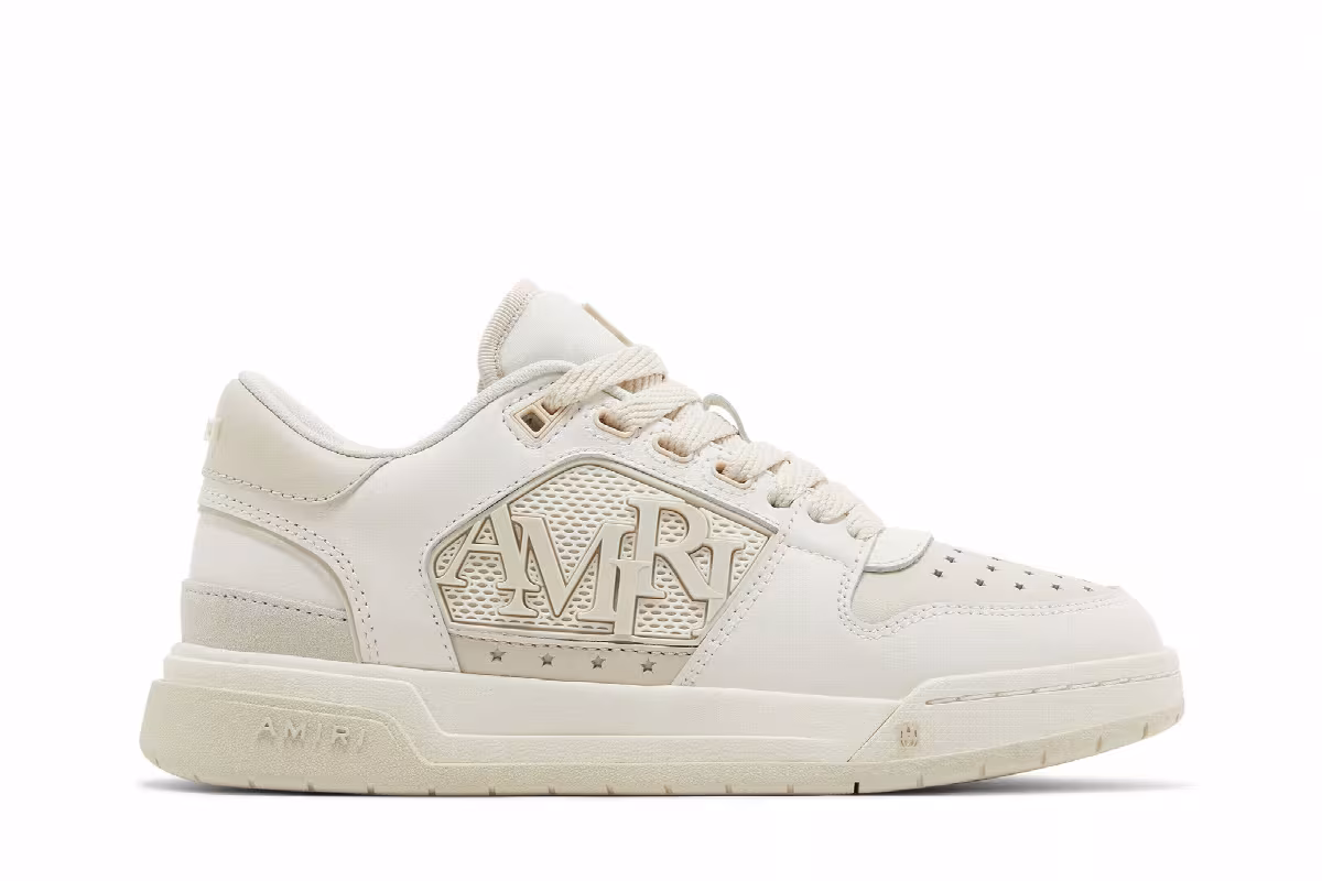Amiri Women's Classic Low White Alabaster, view 2