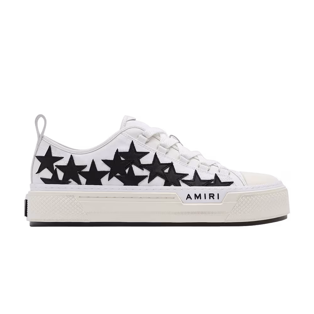 Amiri Stars Court Low White Black