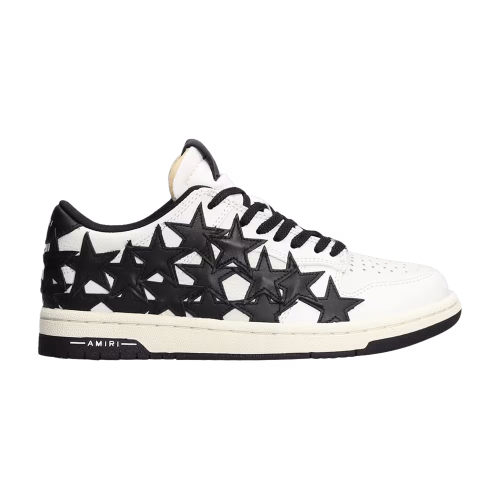 Amiri Women's Stars Low White Black