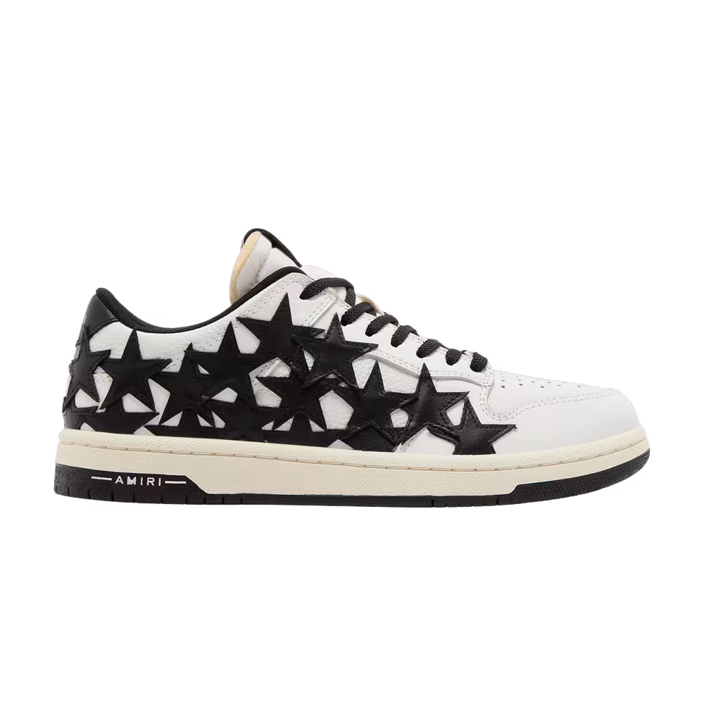 Amiri Women's Stars Low White Black