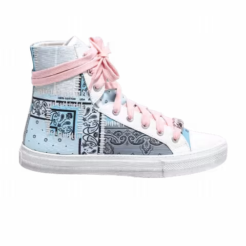 Amiri Sunset Bandana High 'Patchwork - Light Blue'