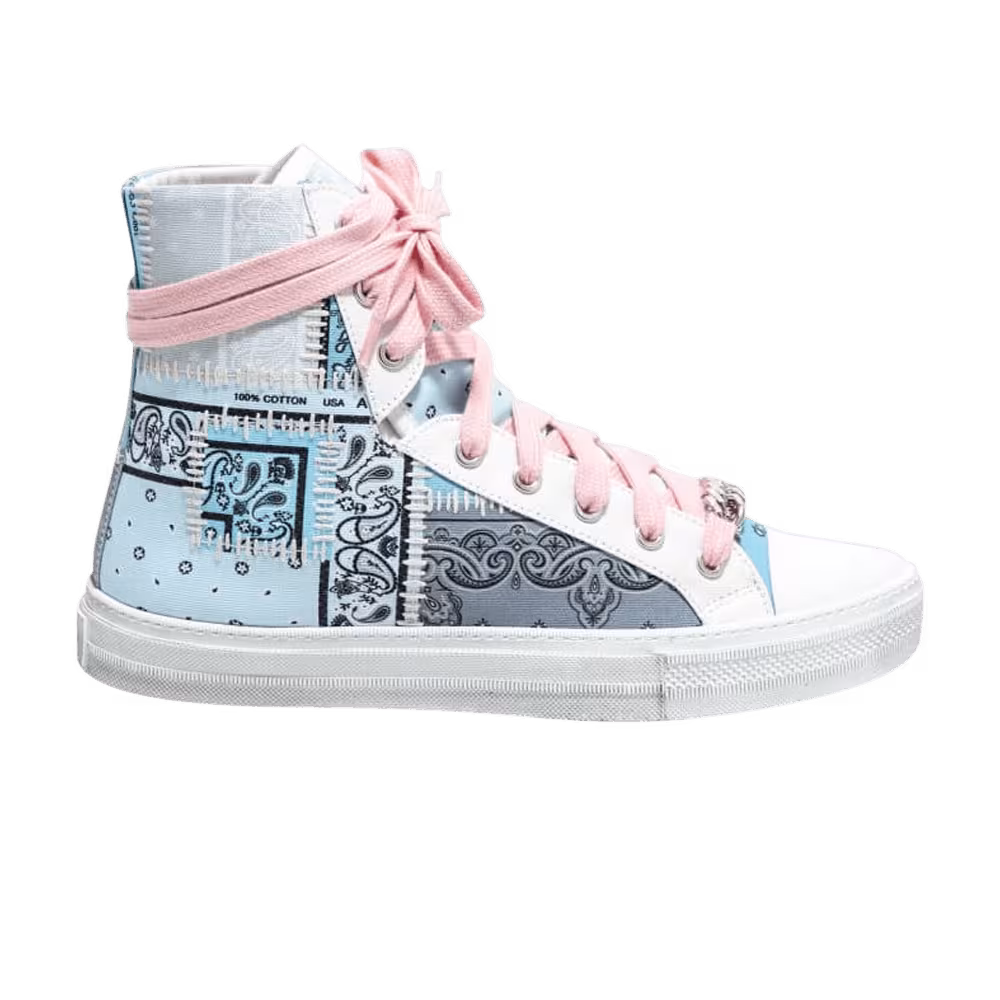 Amiri Sunset Bandana High Patchwork - Light Blue