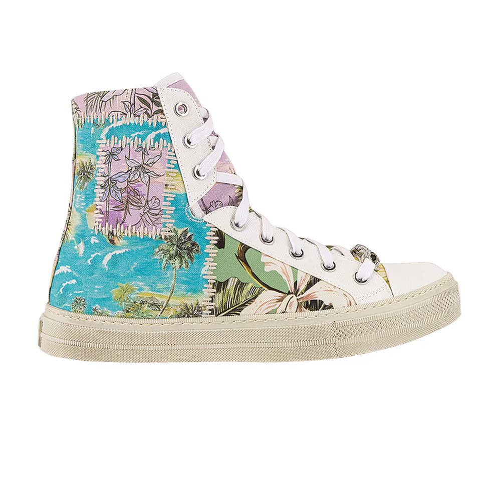 Amiri Hawaiian Reconstructed Sunset Sneaker Purple Green