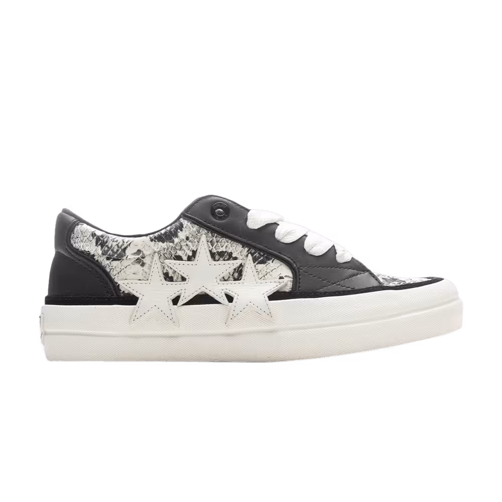 Amiri Sunset Skate Low Snakeskin - Black
