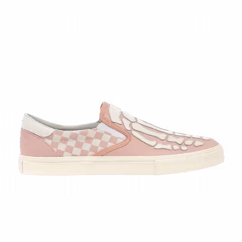 Amiri Slip-On 'Skeleton Toe - Pink Checkered'