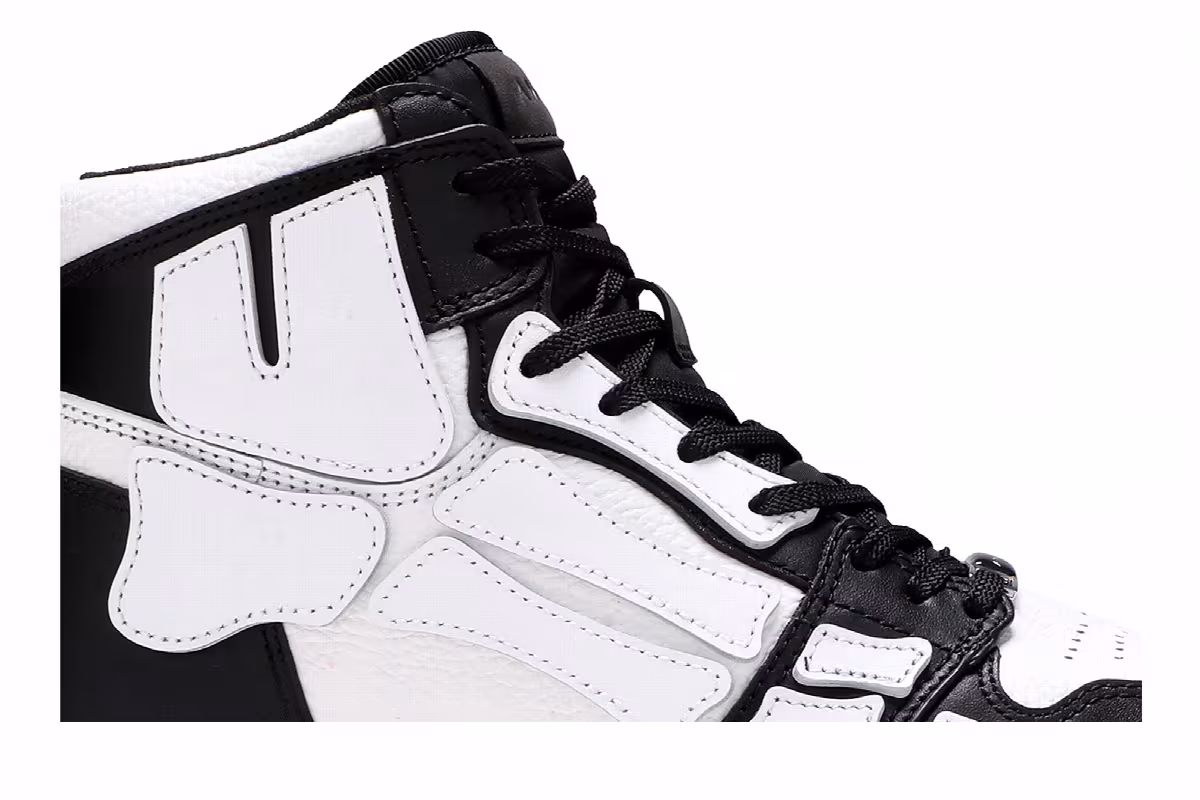 Amiri Skeleton High Black White, view 3