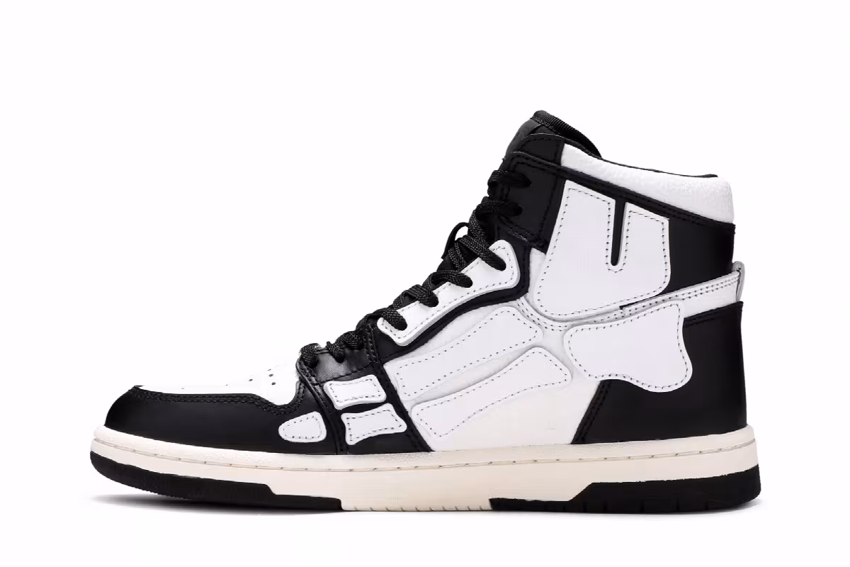 Amiri Skeleton High Black White, view 4