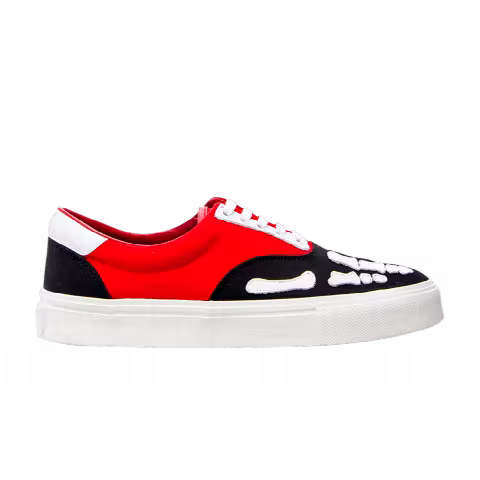 Amiri Skel Toe Lace Up 'Black Red'