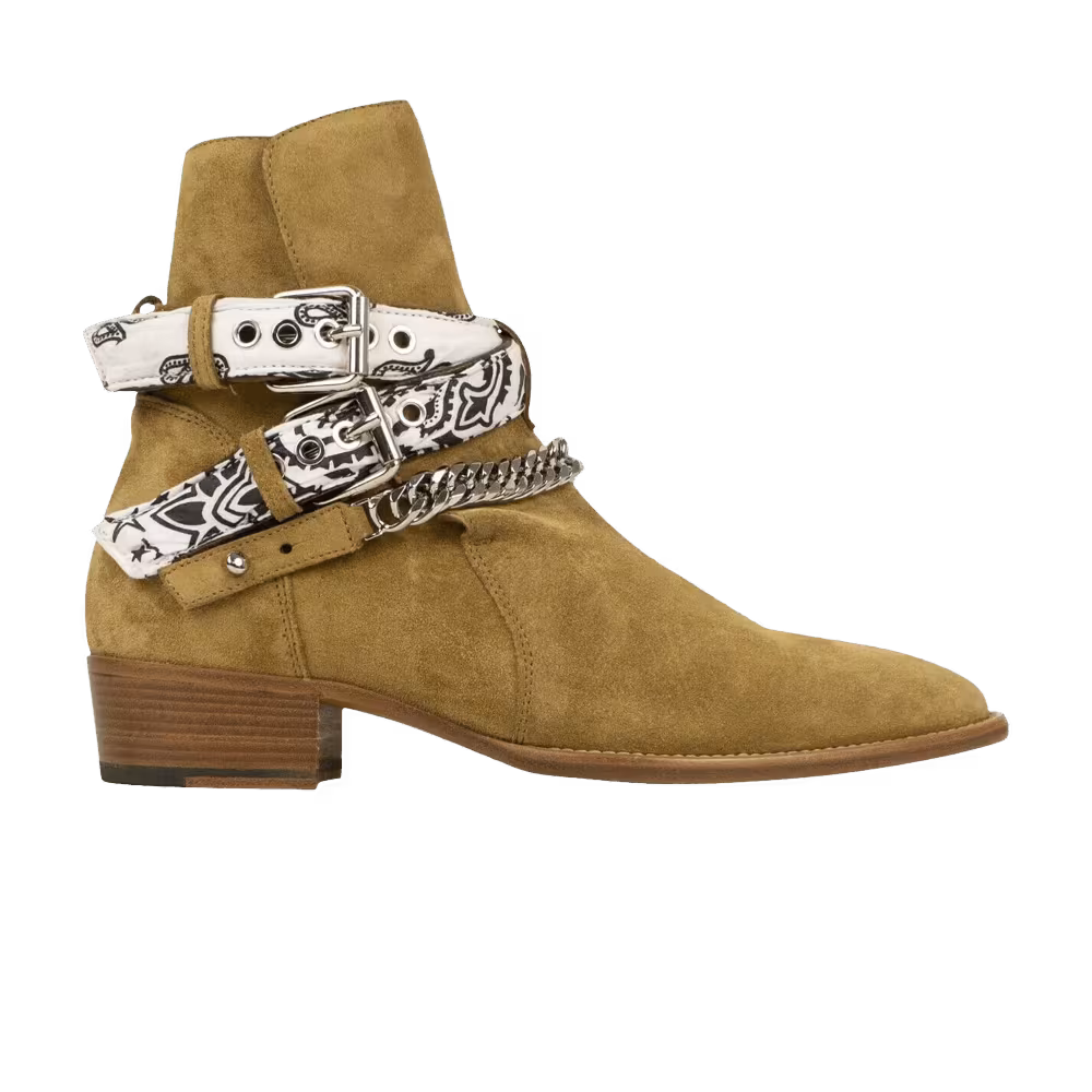 Amiri Bandana Buckle Boot Tan