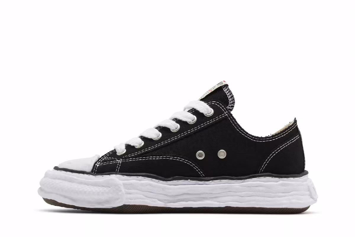 Maison Mihara Yasuhiro Peterson 23 OG Sole Canvas Low Black White, view 4