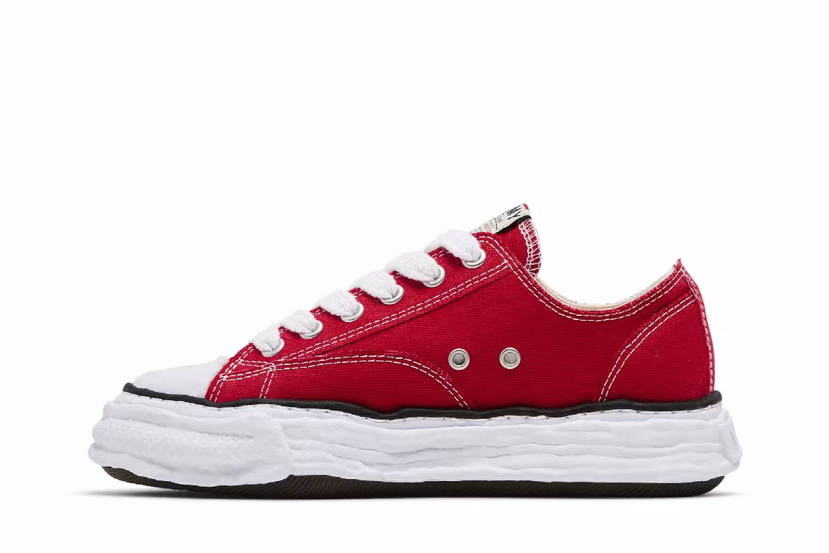 Maison Mihara Yasuhiro Peterson 23 OG Sole Canvas Low Red, view 4