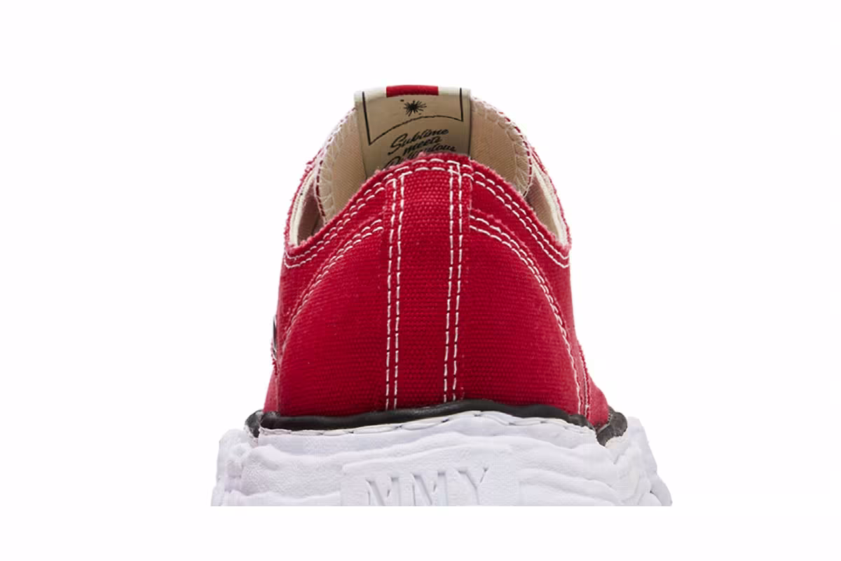 Maison Mihara Yasuhiro Peterson 23 OG Sole Canvas Low Red, view 8