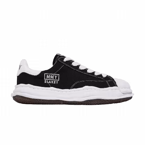 Maison Mihara Yasuhiro Blakey OG Sole Canvas Low 'Black White'