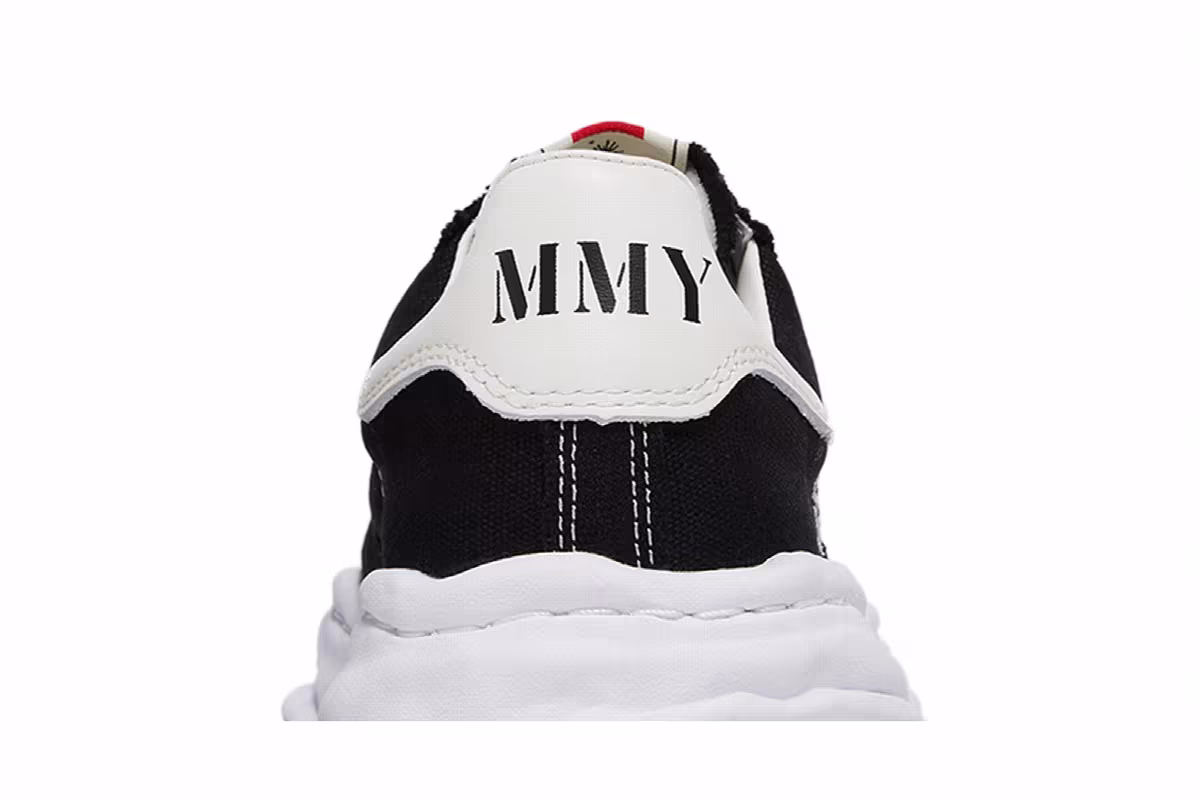 Maison Mihara Yasuhiro Blakey OG Sole Canvas Low Black White, view 8