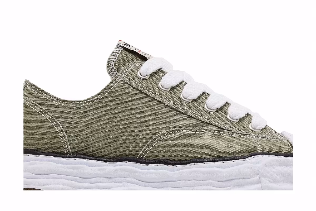 Maison Mihara Yasuhiro Peterson 23 OG Sole Canvas Low Green, view 3
