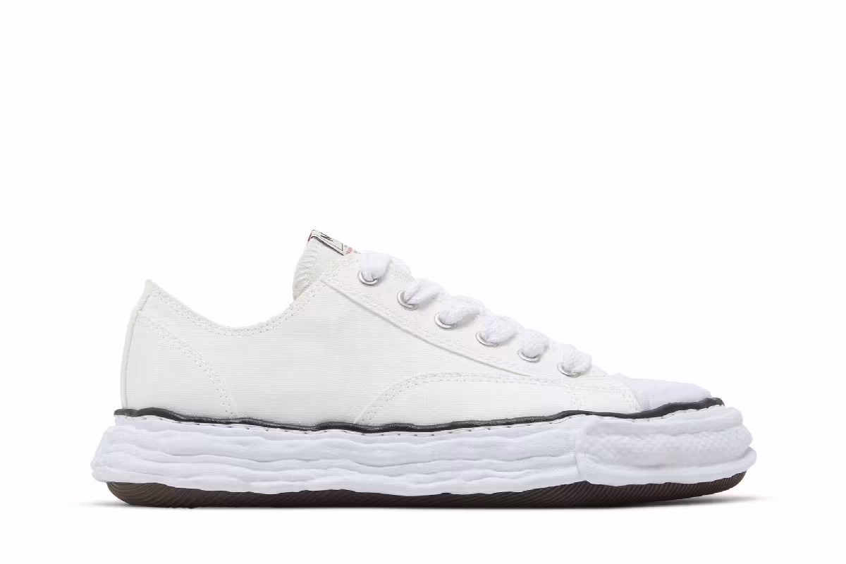 Maison Mihara Yasuhiro Peterson 23 OG Sole Canvas Low White, view 2