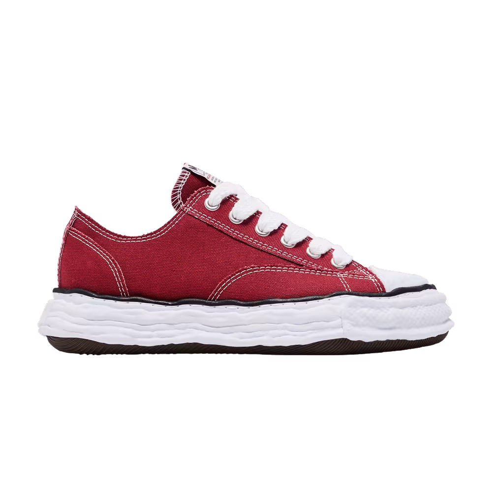 Maison Mihara Yasuhiro Peterson 23 OG Sole Canvas Low Bordeaux